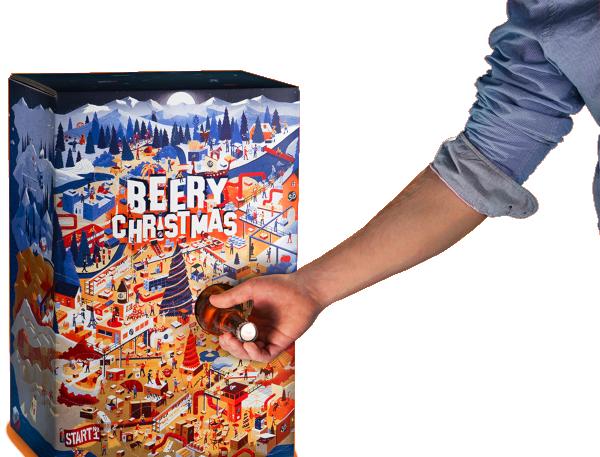 Kerst adventskalender met speciaalbier