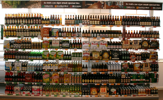 Bierschap supermarkt Albert Heijn