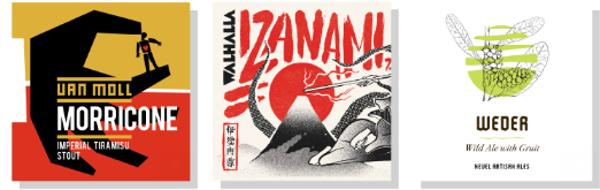 Drie beste bieretiketten 2018