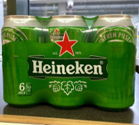 Heineken sixpack Aldi