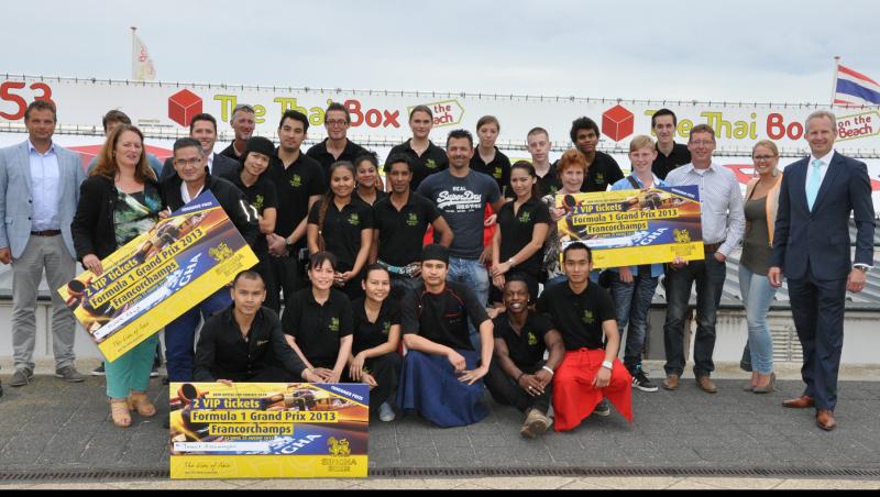 Singha bier winnaars F1 Spa