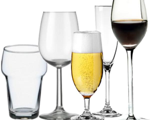 Verschillende glazen voor champagnebier