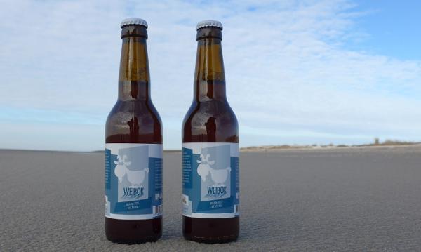 Weibok bierflesjes van Klaverke Bier