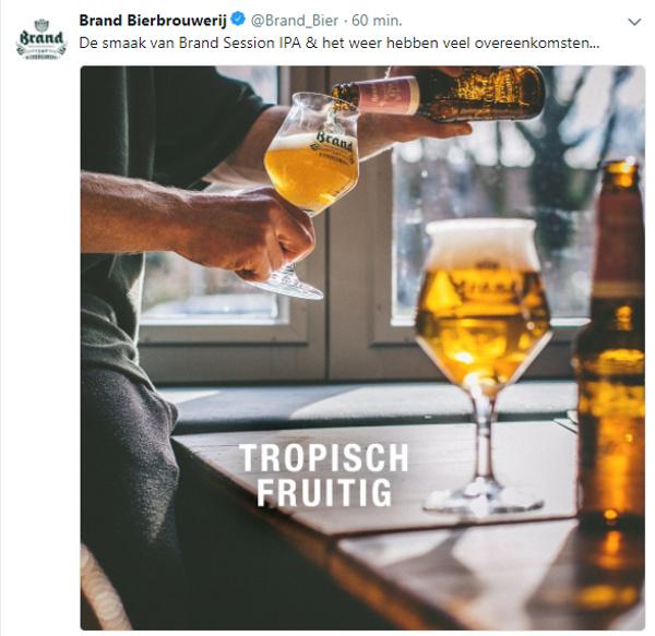 Brand Session IPA: Tropisch fruitig Brand Session IPA: Tropisch fruitig