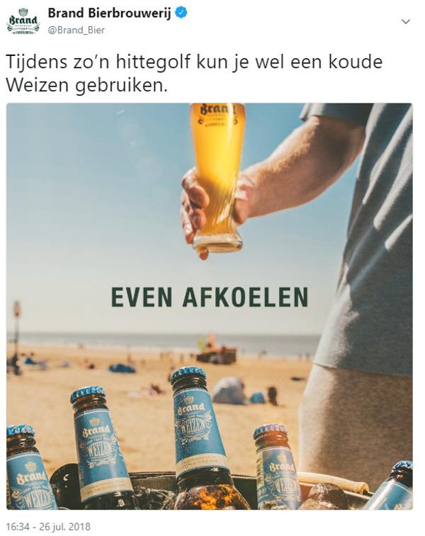 Brand Weizen tijdens de hittegolf Brand Weizen tijdens de hittegolf