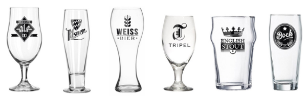 Wereldse bierglazen