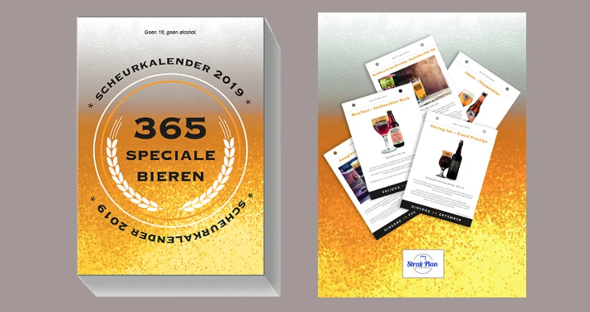 bier scheurkalender uit 2019