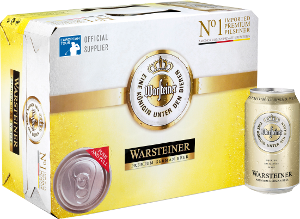 Warsteiner 12 blikken bier koffer