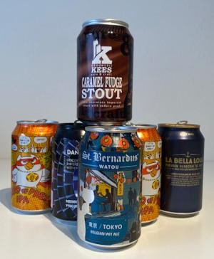 Bierblikjes bij elkaar Bierblikjes bij elkaar