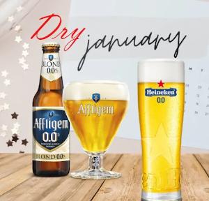 Dry January met alcoholvrij bier Dry January met alcoholvrij bier