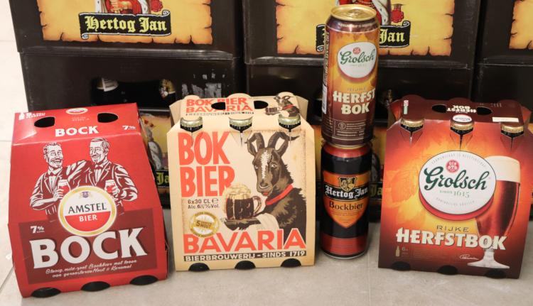 Verschillende bockbieren voor kratten Hertog Jan Verschillende bockbieren voor kratten Hertog Jan