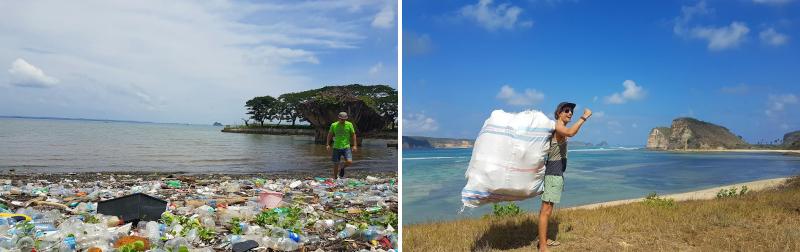 Backpackers ruimen op: Trashpackers