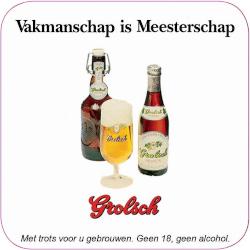 Grolsch slogan