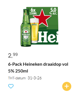 tht actie heineken in 2026