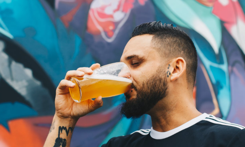 Bier drinken