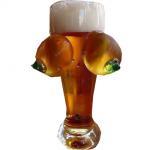 bierglas met borsten