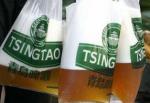 Bier in plastic tas
