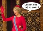 Maxima bestelt bier