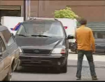 Dronken autos parkeren