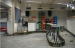 Domino met bierflesjes