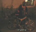 Dronken Rus op de fiets