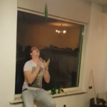 Plafond met bierservice