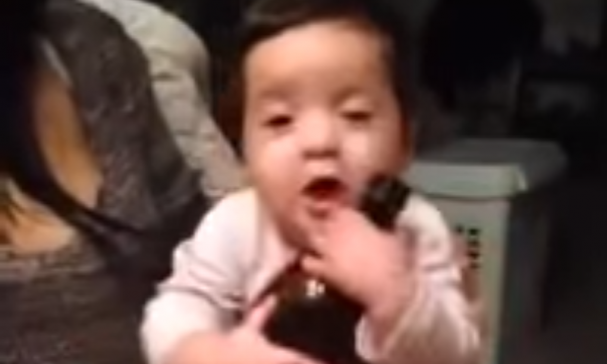 Baby heeft liever een biertje