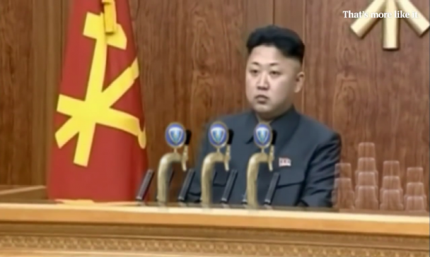 Kim Jong Un tapt Bavaria voor het volk