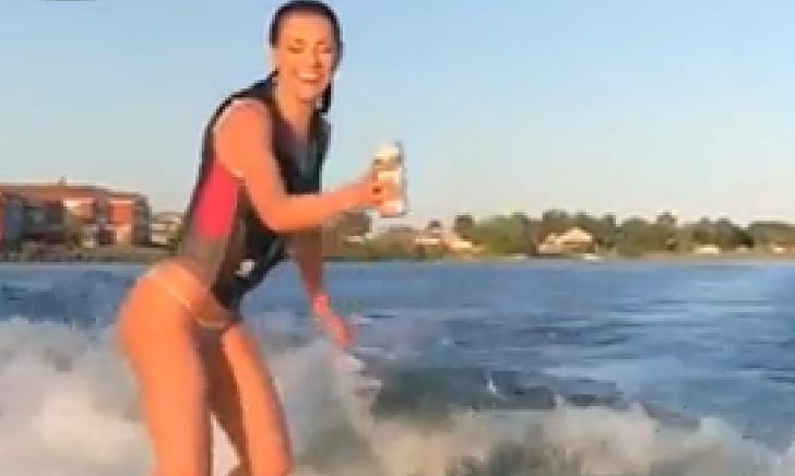 Bier en surfen