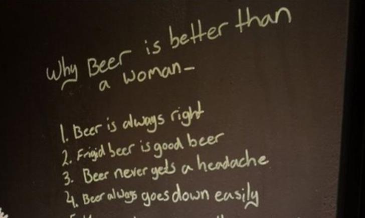 bier of vrouwen