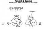 Fokke en Sukke aan het bier
