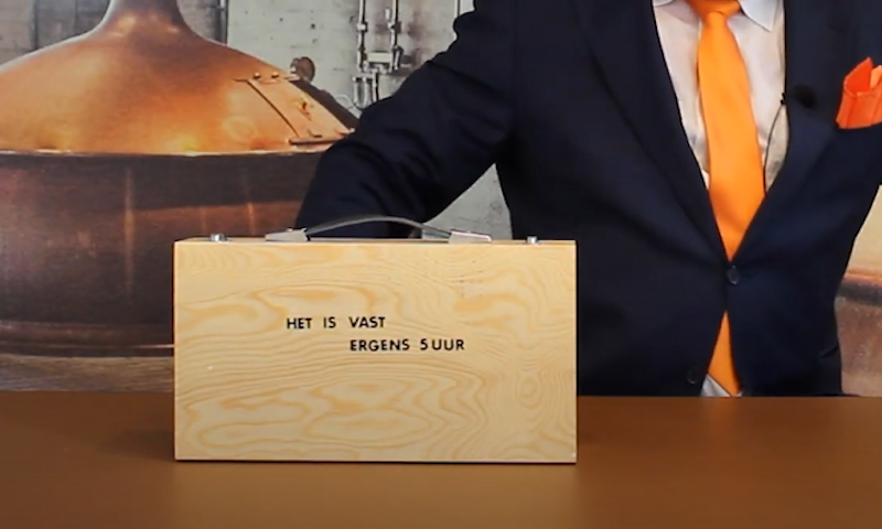 koffertje voor de bierrede