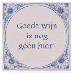Tegeltje bier Tegeltje bier