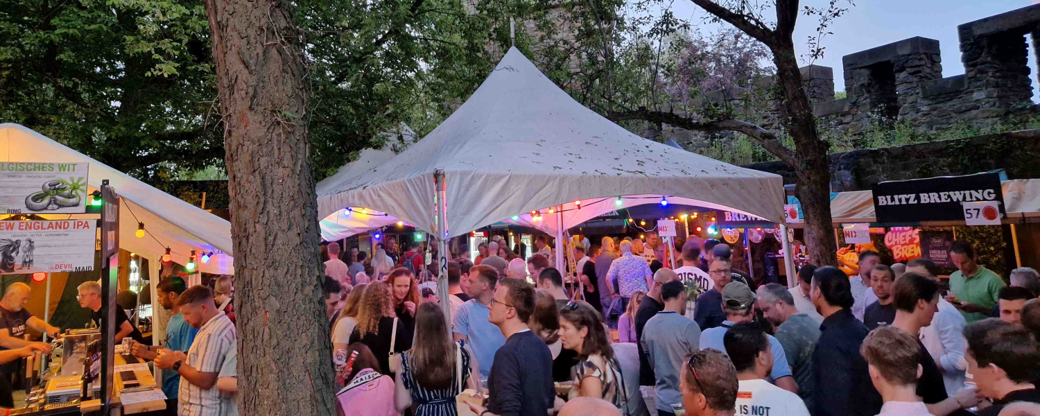 Sfeer tijdens Bierfestival de 24uurs van Maastricht