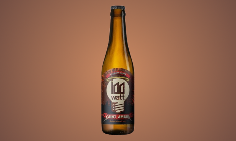 Saint Amber bier van 100 Watt Brewery