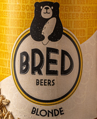 Bred Blonde bier logo Bred Blonde bier logo