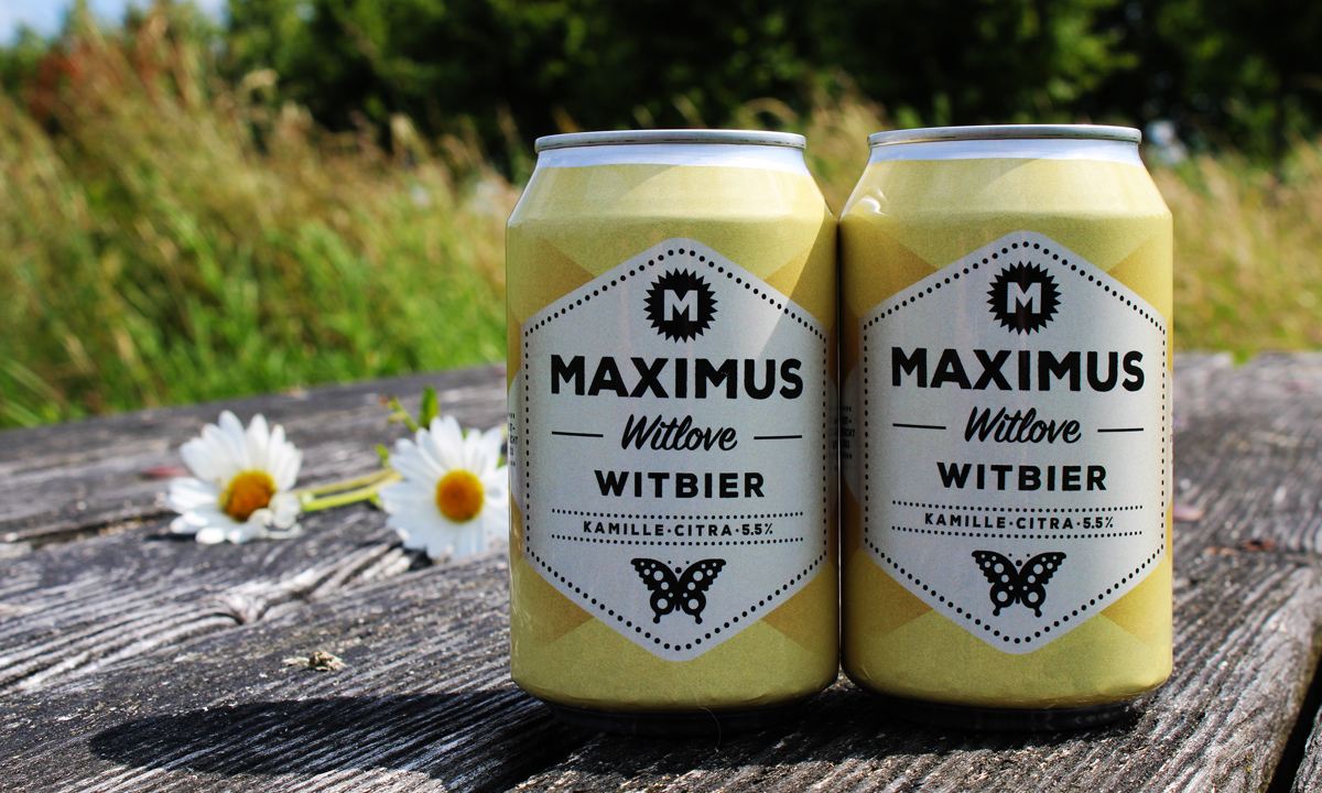 Maximus Witlove bier blikjes Maximus Witlove bier blikjes