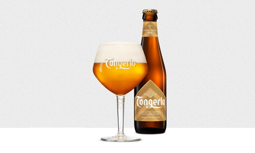 Tongerlo Prior Tripel flesje en glas Tongerlo Prior Tripel flesje en glas