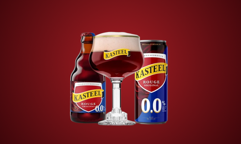kasteel rouge 00 alcoholvrij bier