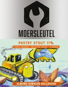 Moersleutel Almond Ganache Bulldozer logo