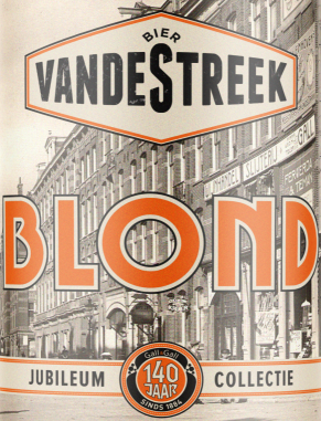 VandeStreek Blond 140 Jaar gall jubileumbier logo VandeStreek Blond 140 Jaar gall jubileumbier logo