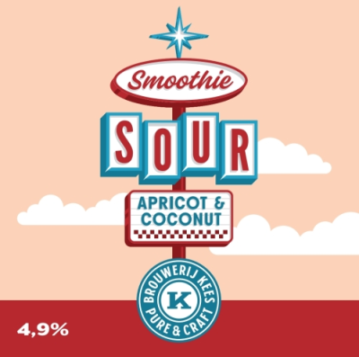 Kees Smoothie sour apricot en coconut logo