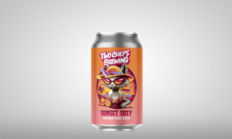 Sunset Suzy | Orange Soda Sour van Two Chefs Brewing | biernet.nl