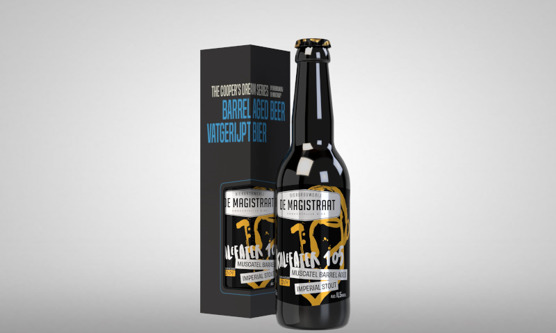 De Magistraat Kalefater 105 Muscatel BA Imperial Stout