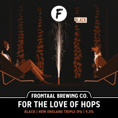  Frontaal For The Love Of Hops (Black) logo