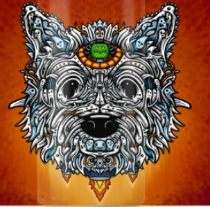 White Dog ALL YOUR HOPS ARE BELONG TO US logo