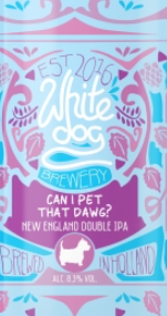White Dog Can I Pet That Dawg?! logo