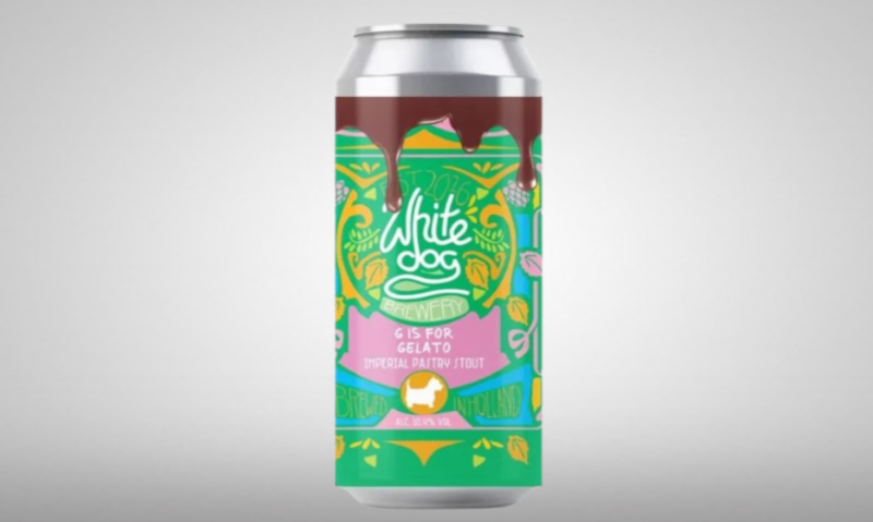 White Dog G is for Gelato