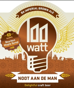 100 Watt Noot Aan De Man BA Bourbon Maple Syrup logo