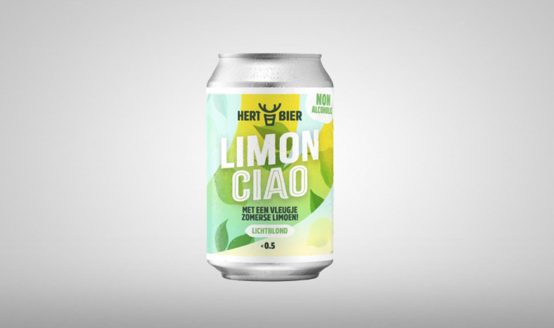Hert Bier Non Alcoholic Limon Ciao Blikje